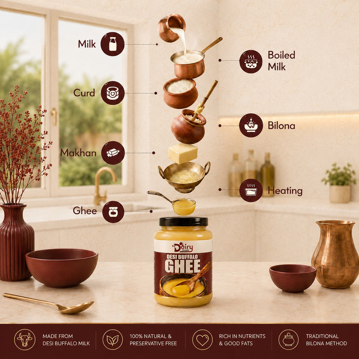 Desi Buffalo Ghee